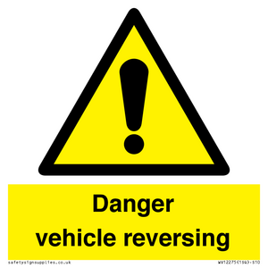 Danger Vehicles Reversing